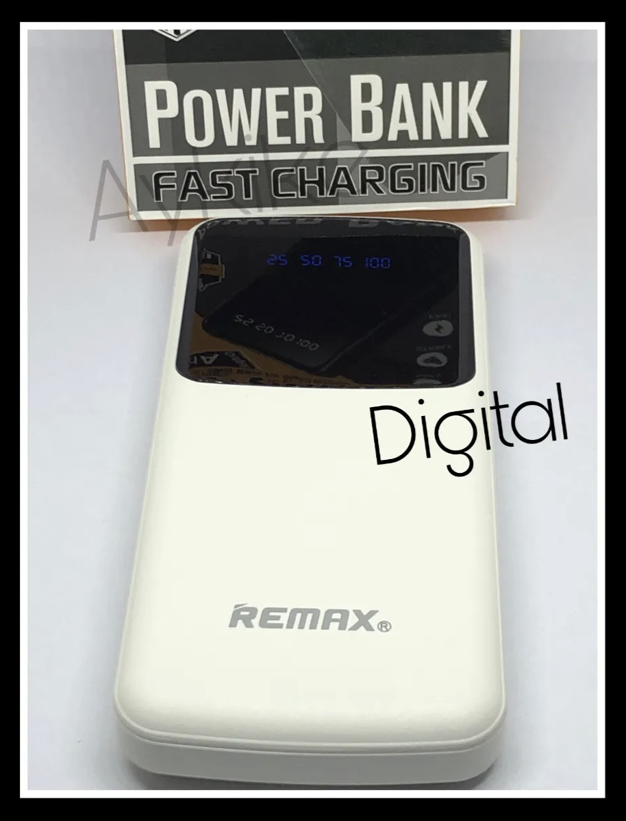 Remax Power Bank Carga Rápida 20000 Mah Cargador Inalámbrico