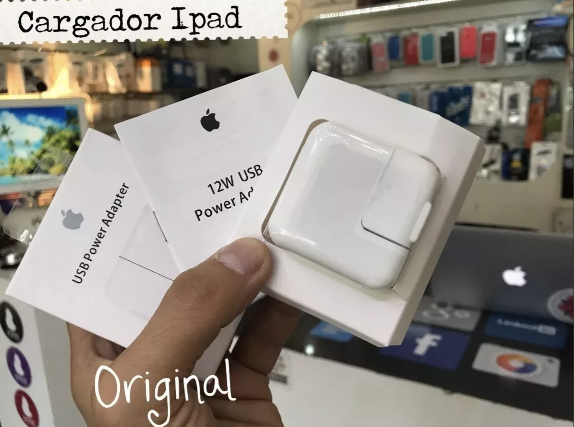 Cargador Apple Usb Adapter 12w Para iPad Nuevo Original
